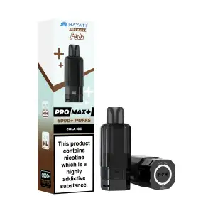 Hayati Pro Max Plus 6K Prefilled Pods - 20mg | Cola Ice